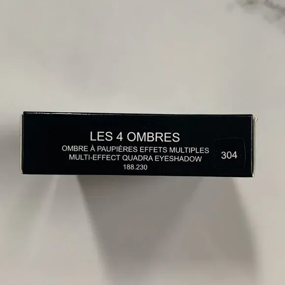 #304 CHANEL LES 4 OMBRES OMBRÉ PAULIÈRES EFFETS MULTIPLES EYESHADOW QUAD New - Picture 4 of 6